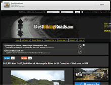 Tablet Screenshot of bestbikingroads.com